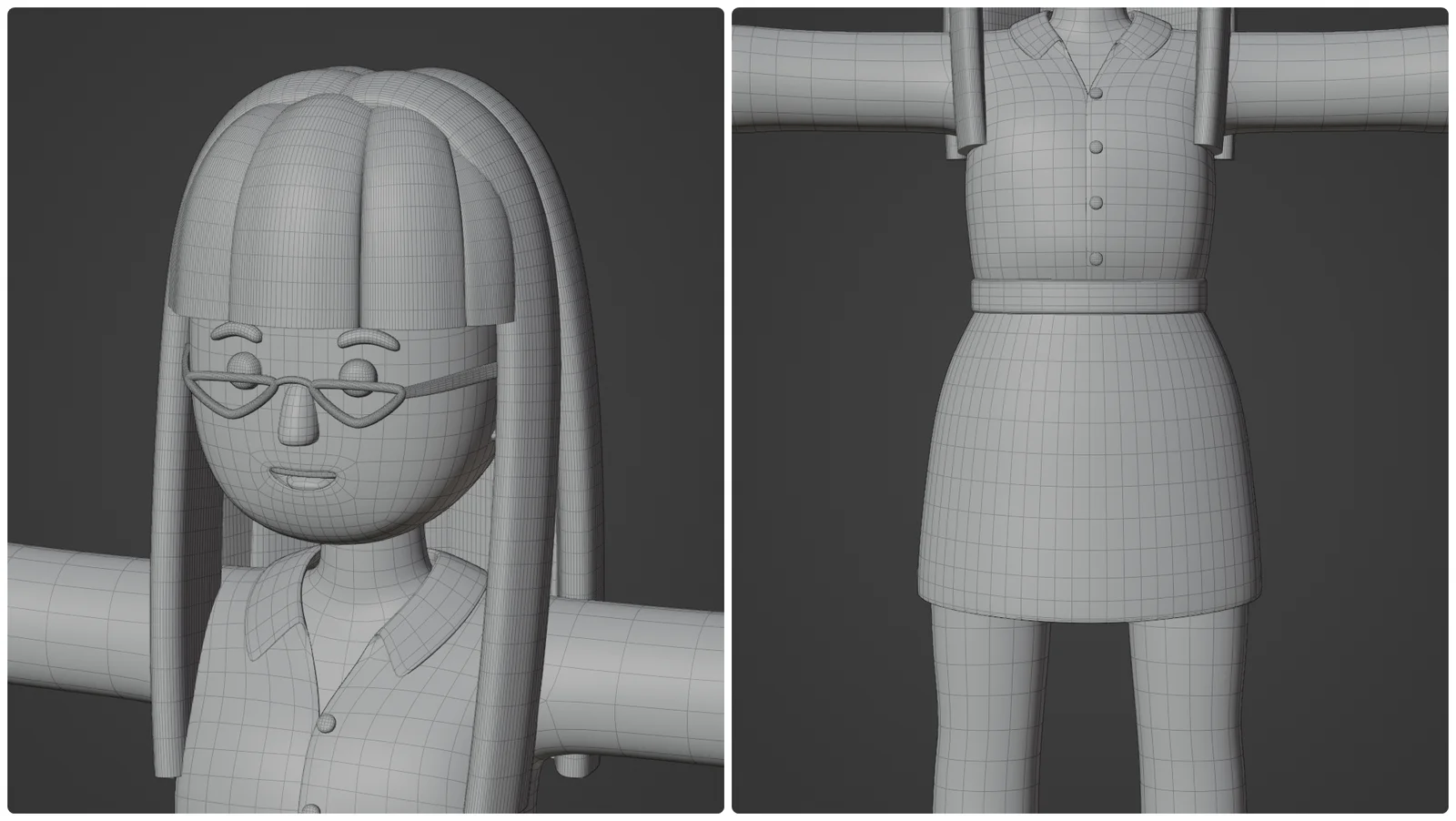 Minimal Woman Cartoon Character 1 screenshot 8