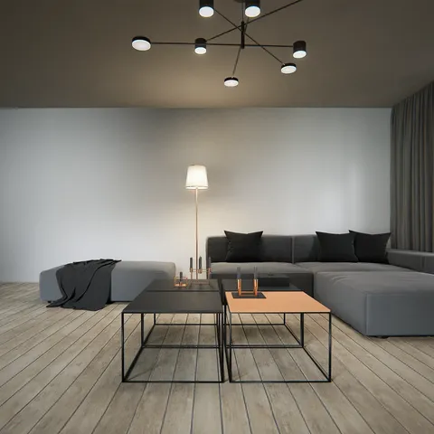 Minimalistic Living Room Scene - Blender scenes
