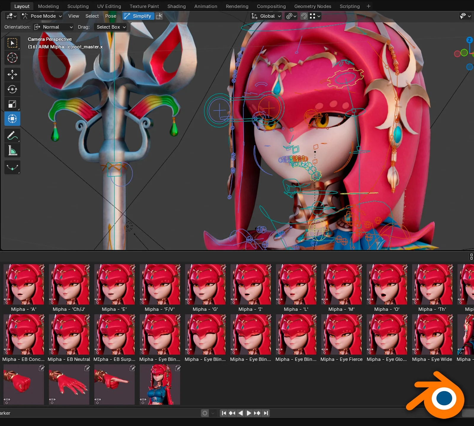 Mipha Character Model screenshot 3