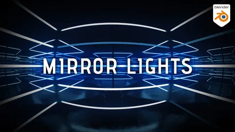 Mirror Light Show - Blender geometry nodes
