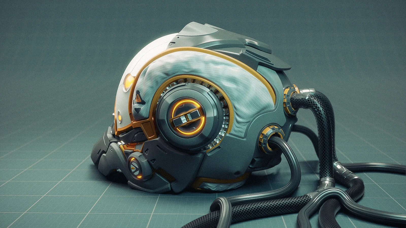 Modeling a Sci-Fi Helmet screenshot 4