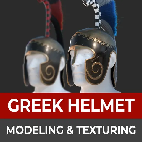 Helmet Modeling & Texturing - Blender tutorials & courses