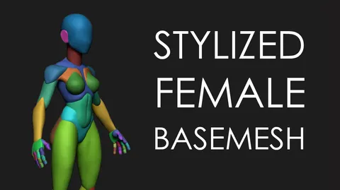 Modelo Base Femenino - Blender 3d models