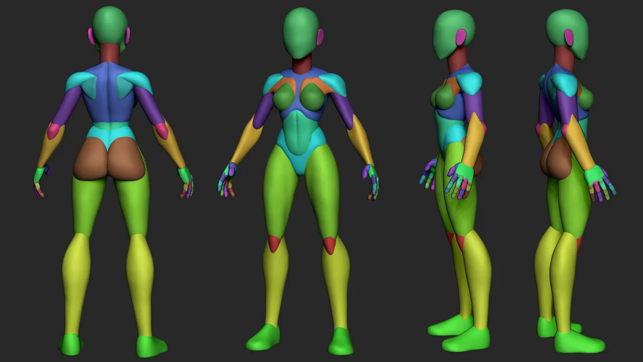 Modelo Base Femenino screenshot 2