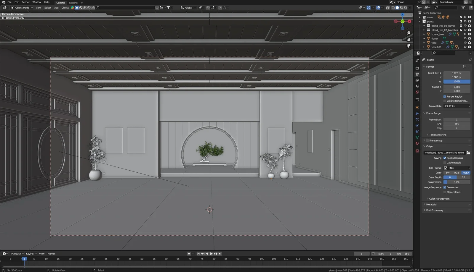 Modern Asian Living Room screenshot 8