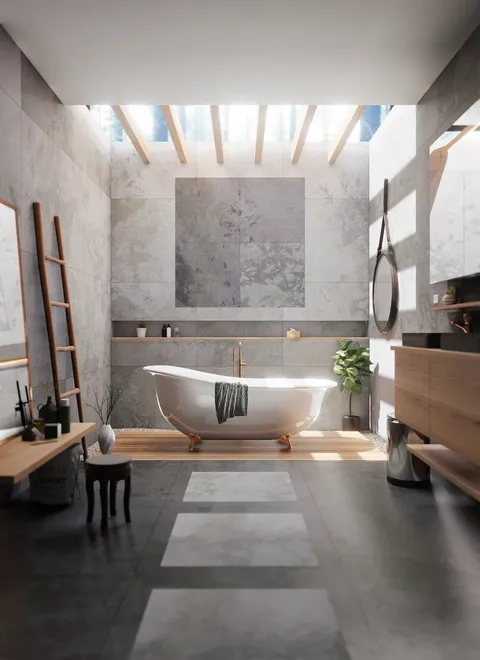 Modern Bathroom Interior - Blender scenes