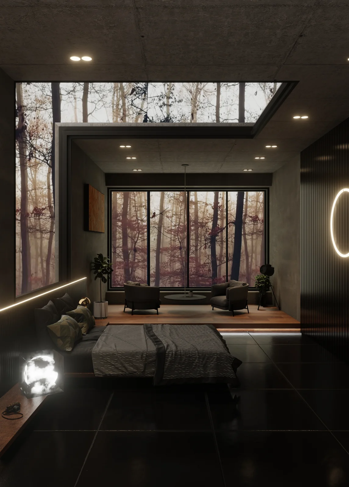 Modern Bedroom Interior screenshot 2