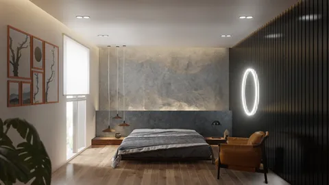 Modern Bedroom Interior - Blender scenes