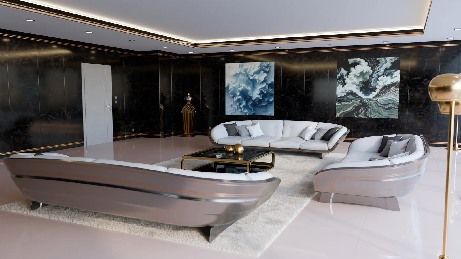 Modern Deco Living Room screenshot 3