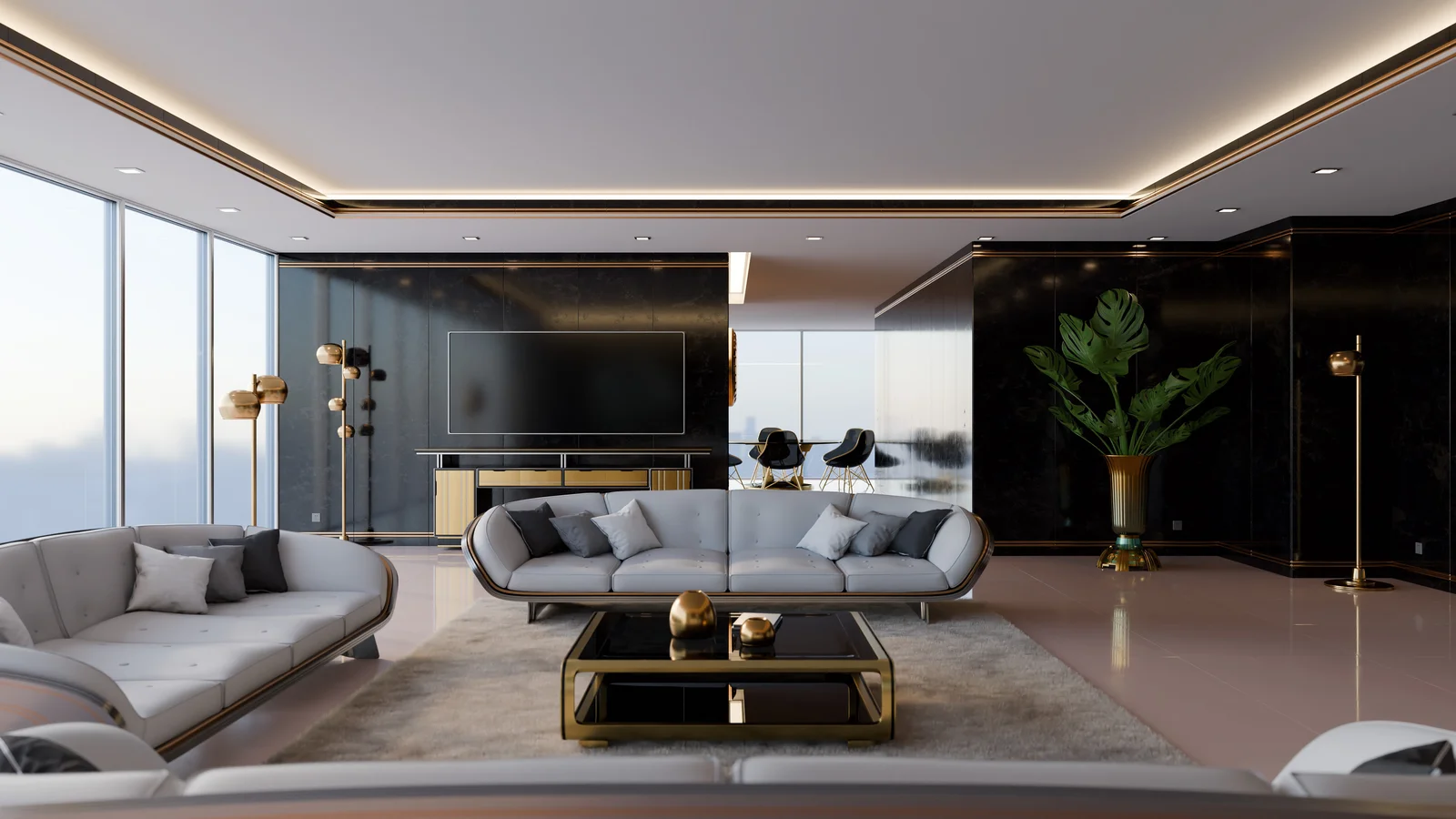 Modern Deco Living Room screenshot 6