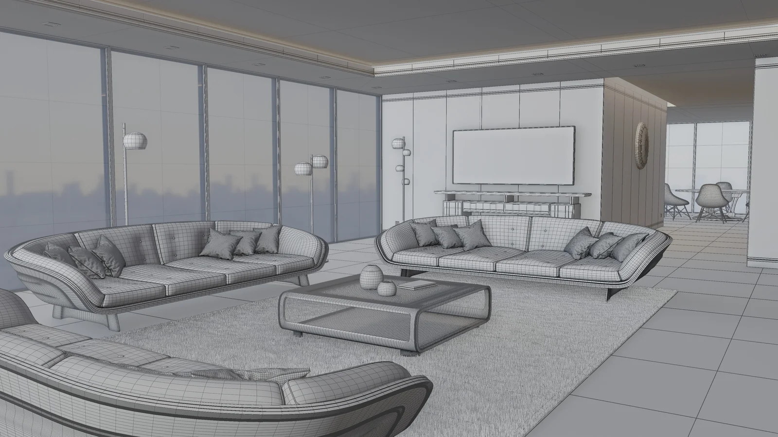 Modern Deco Living Room screenshot 8