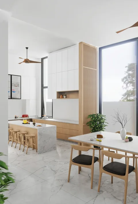 Modern Kitchen Interior - Blender scenes