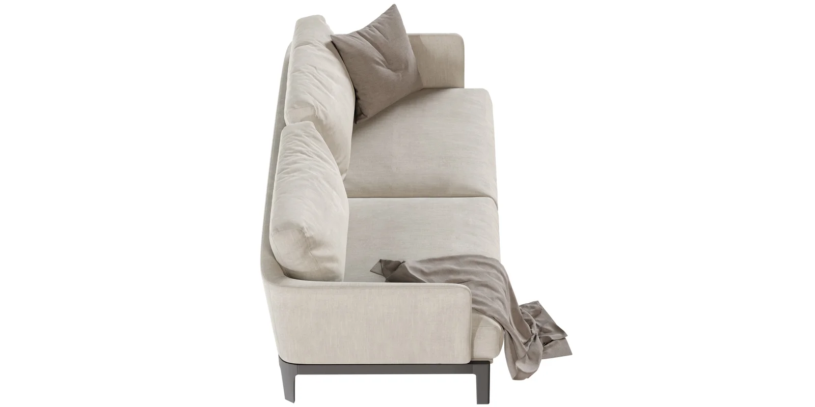 Modern Sofa With Blanket screenshot 4