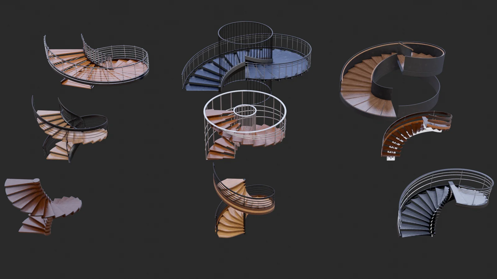 Modern Spiral Stairs screenshot 2