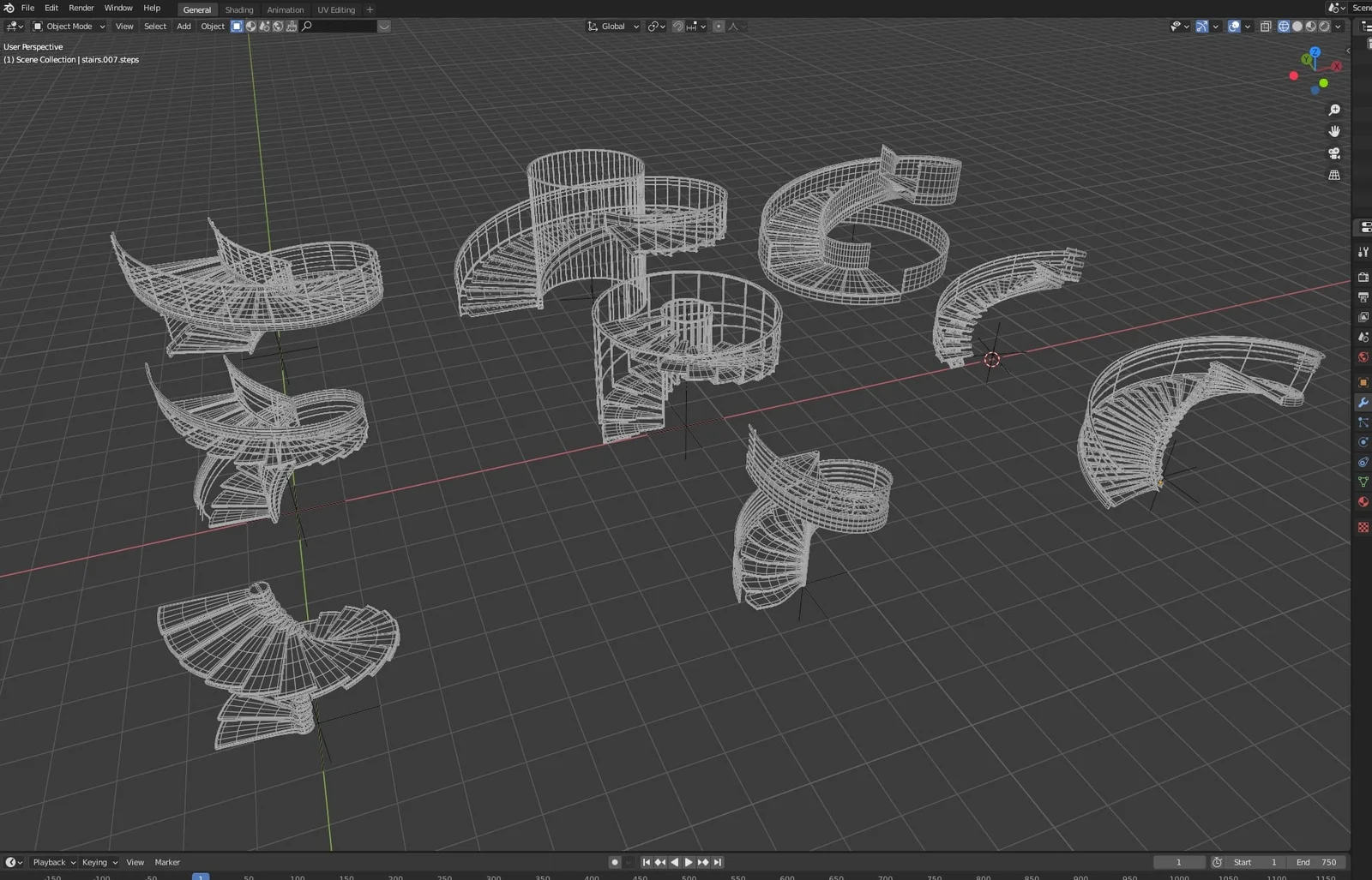 Modern Spiral Stairs screenshot 7