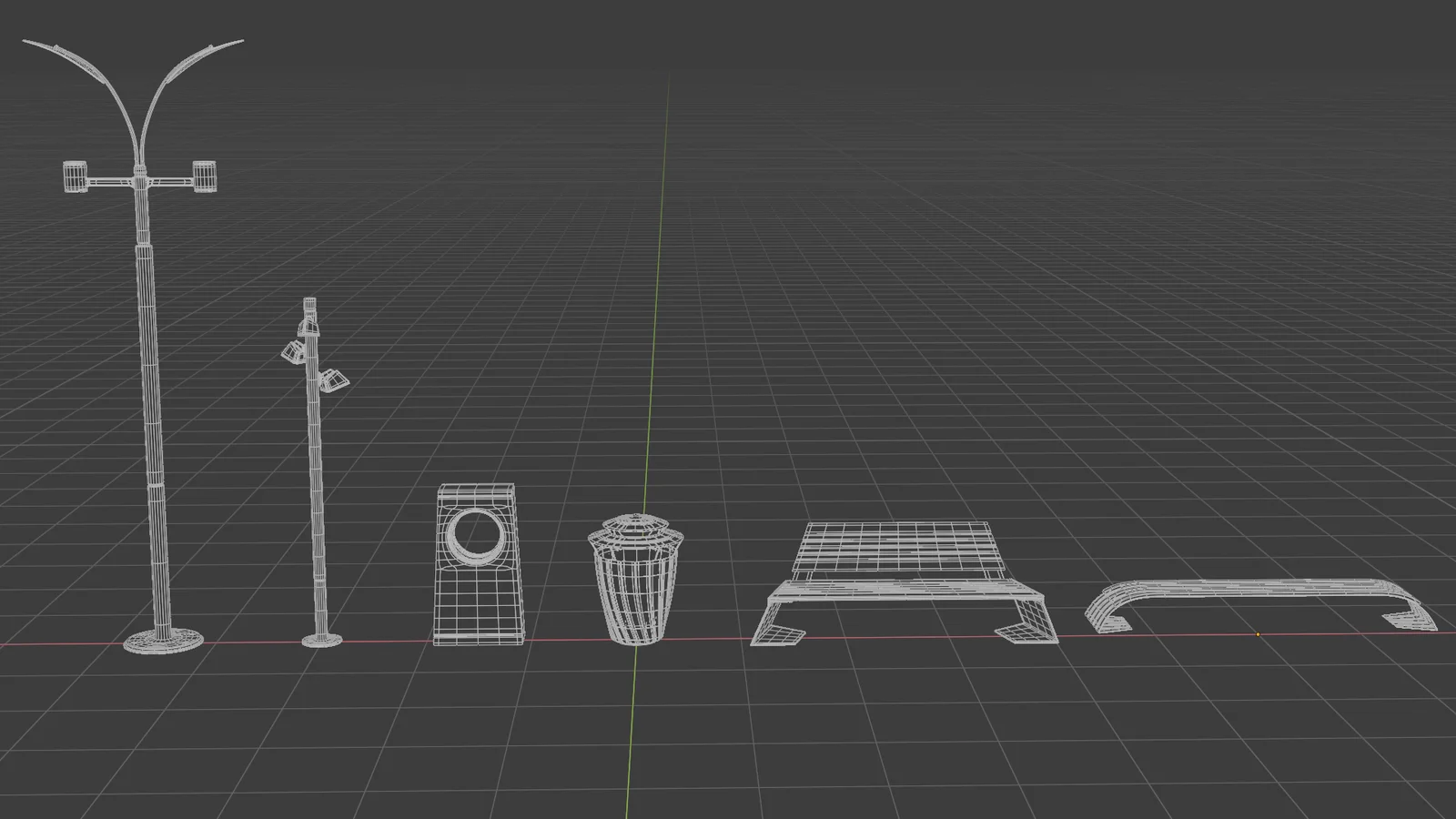 Modern Street Objects Free Sample screenshot 2