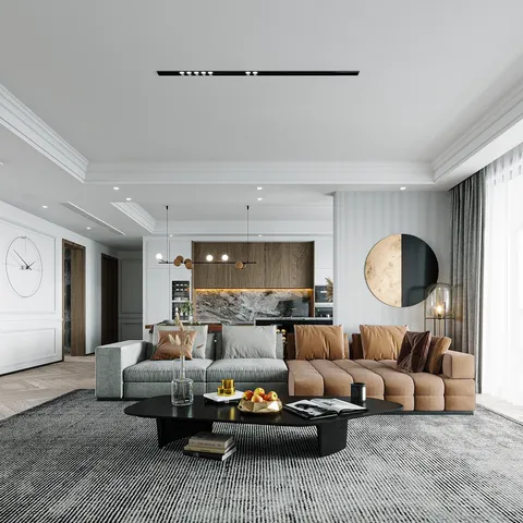 Modern Style Interior 01 - Blender scenes