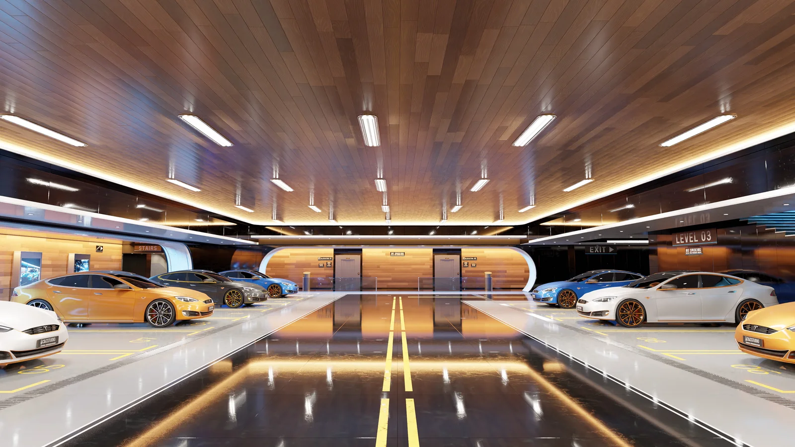 Modern Underground Car Park screenshot 7