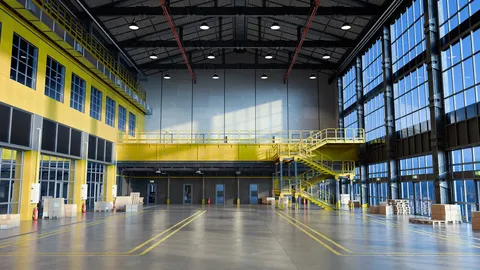 Modern Warehouse - Blender scenes