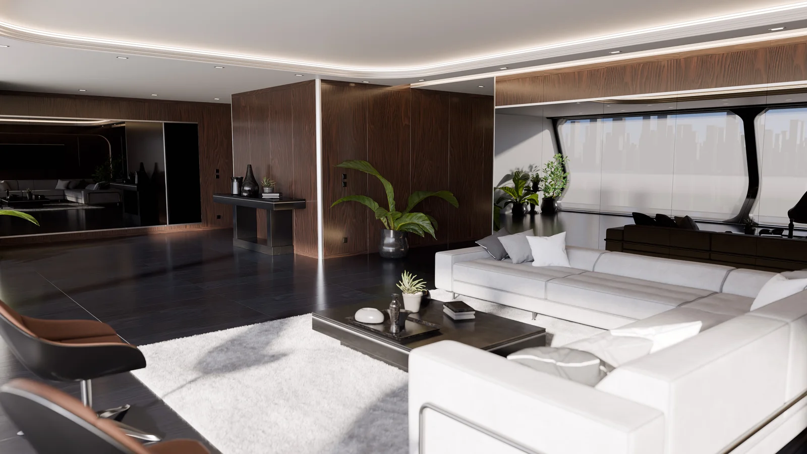 Modern Wooden Living Room screenshot 4