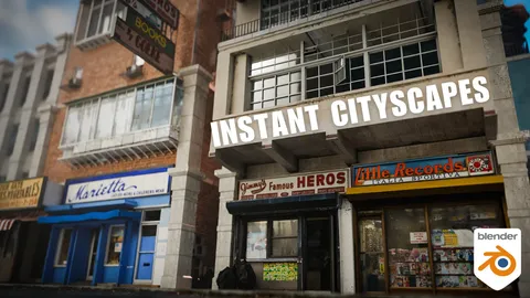 Modular Cities - Blender 3d models