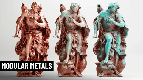 Modular Metals - Blender shaders