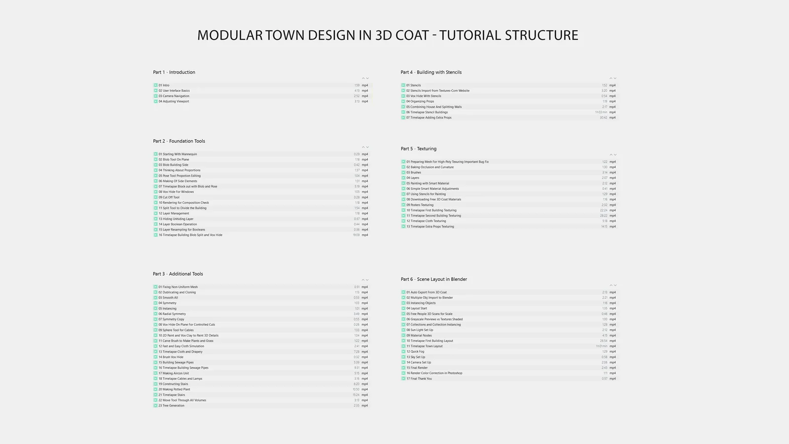 Modular Town Design in 3D Coat screenshot 7