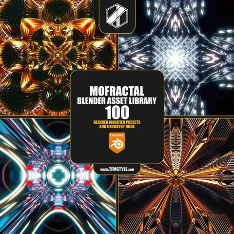 MoFractal - Blender geometry nodes