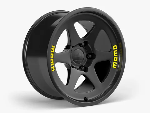 Momo Heritage 6 Wheel - Blender 3d models