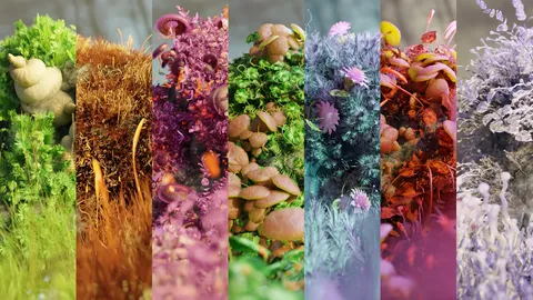 Mossify - Blender geometry nodes