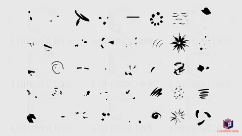 Vibrant Quill Motion Graphics - Blender 3d models