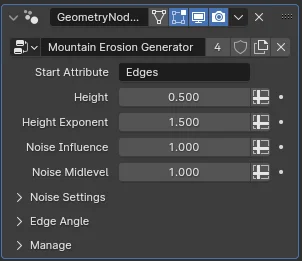 Mountain Erosion Generator screenshot 3