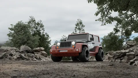 Mountain Scene - Blender scenes