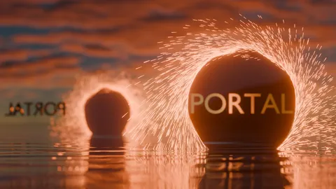 Mr. Dr. Strange Portal - Blender geometry nodes