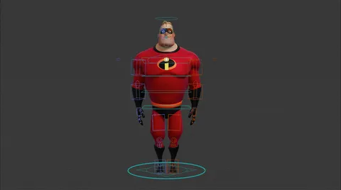 Mr. Incredible Character - Blender 3d models
