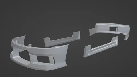 MSPORTS S15 Kit - Blender 3d models