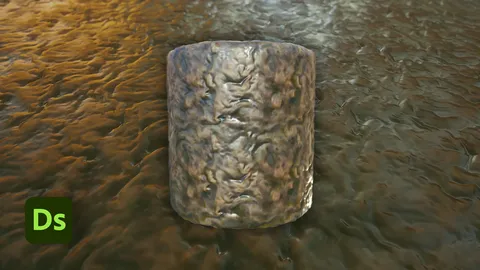 Hand Painted Mud - Blender textures & materials