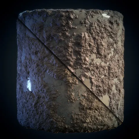 Mud Vol 03 - Blender textures & materials
