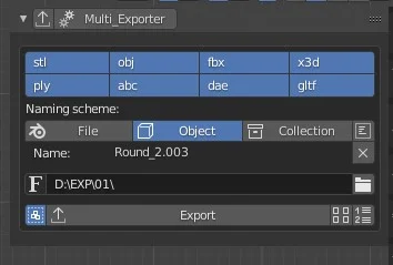 Multi Exporter screenshot 2