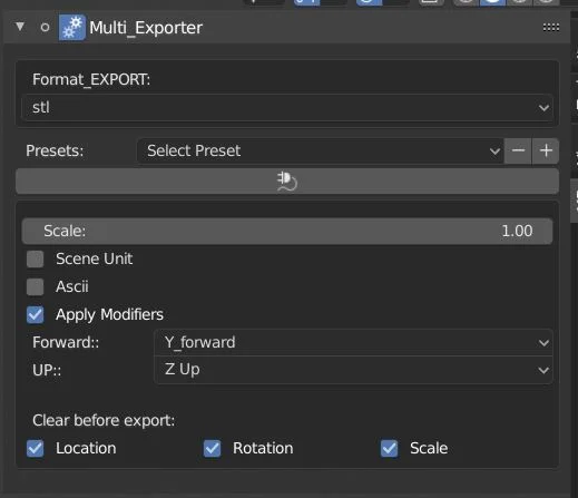 Multi Exporter screenshot 6