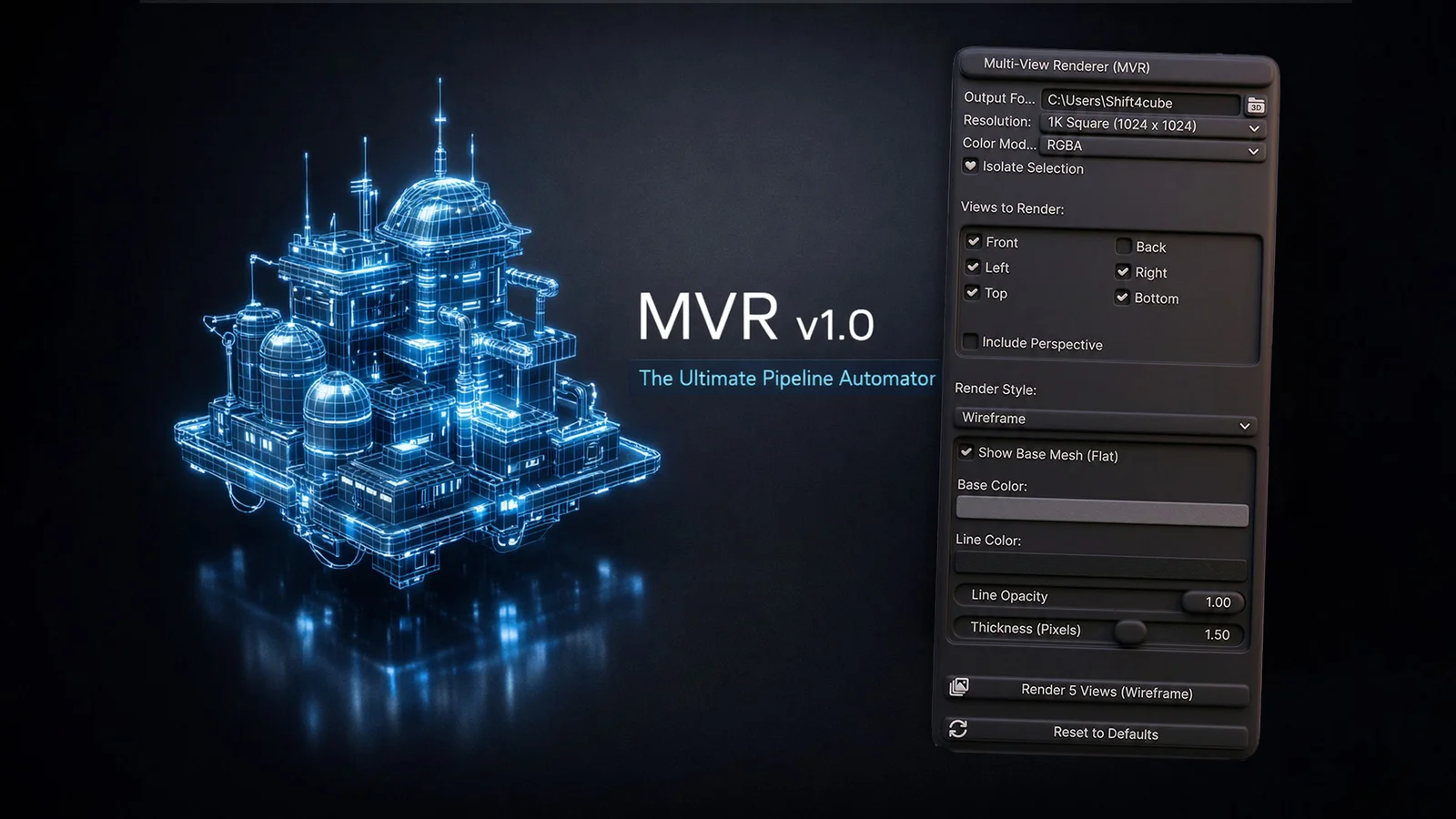 Multi-View Renderer screenshot 2