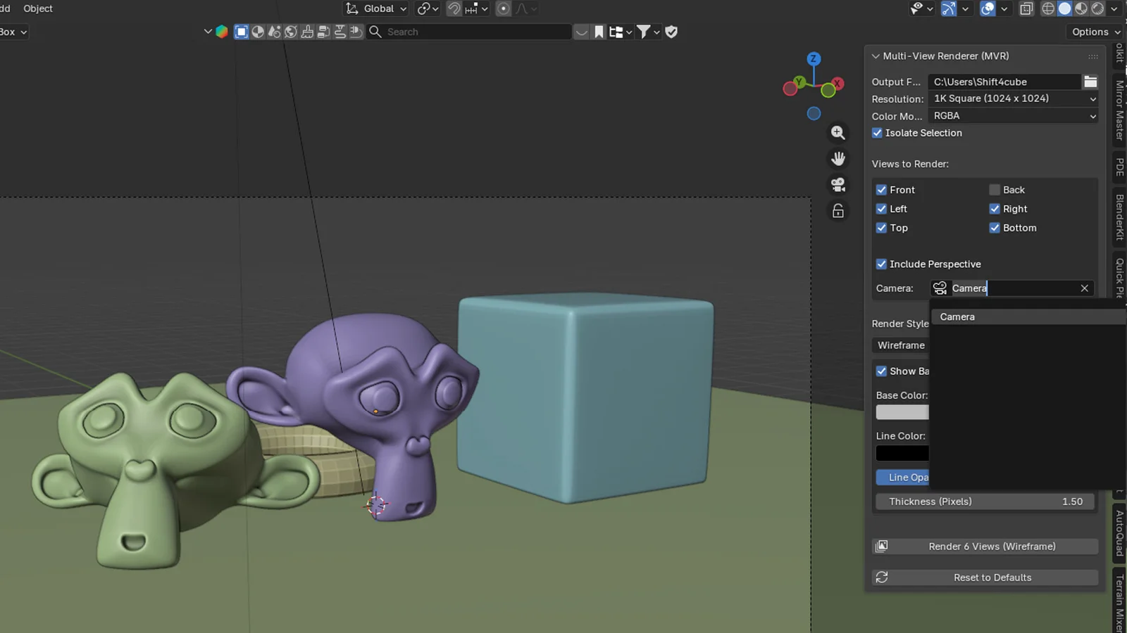 Multi-View Renderer screenshot 7