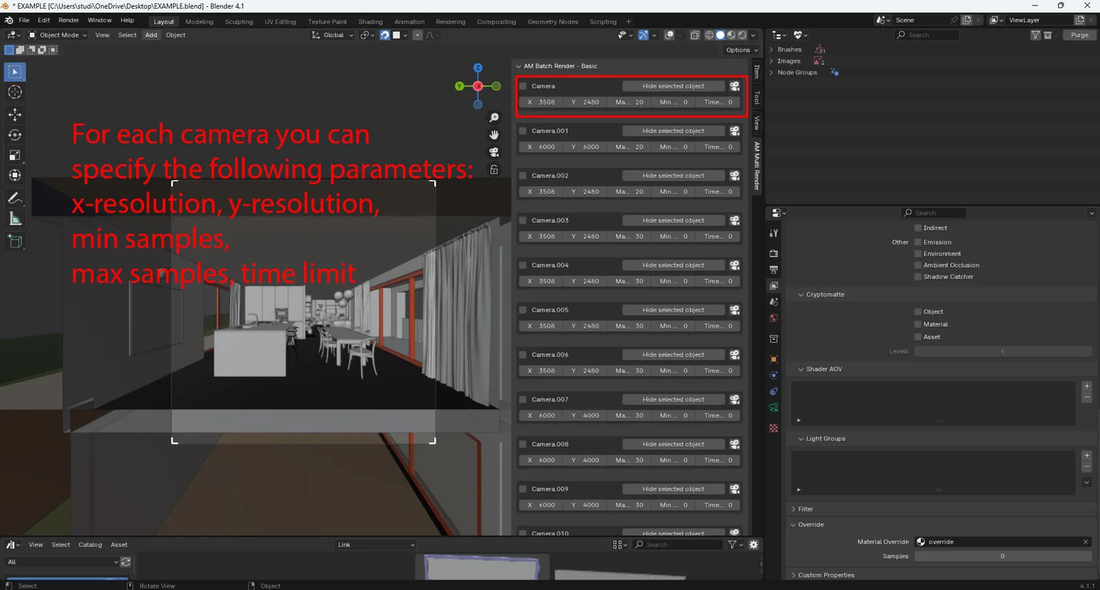 Multirender screenshot 5