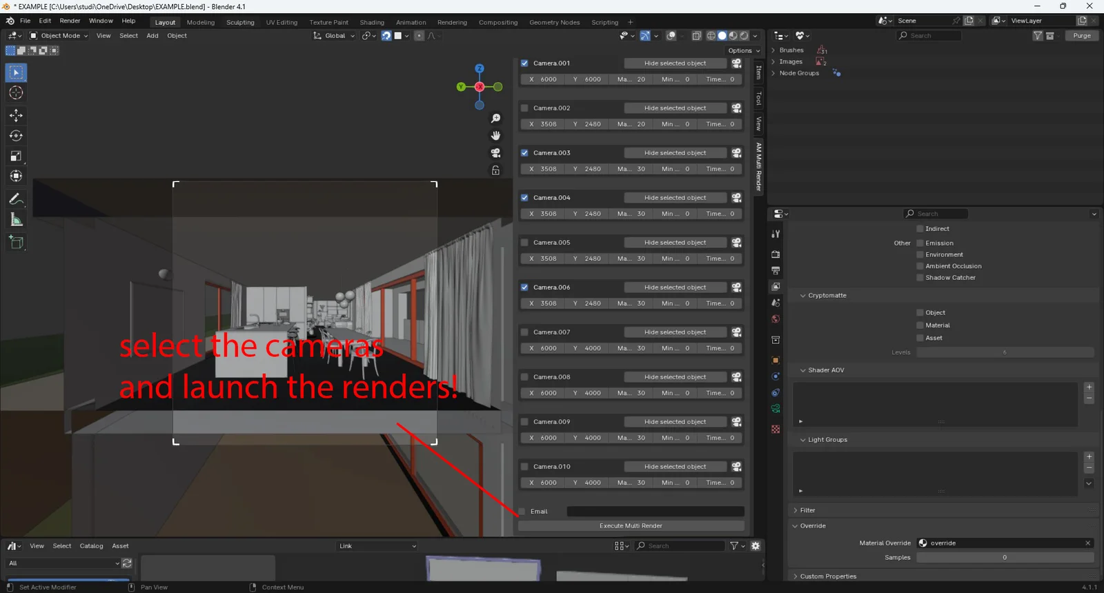 Multirender screenshot 6