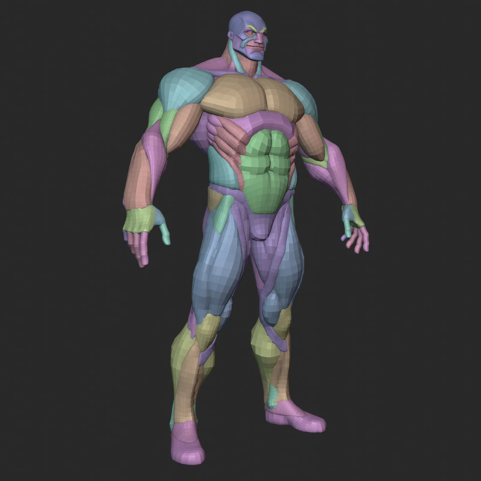 Muscular Guy Anatomy Blockout screenshot 5