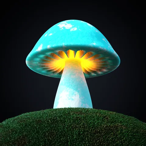Mushroom Material - Blender shaders