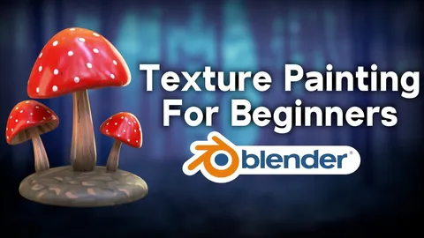 Mushroom Texture Painting - Blender 3d models