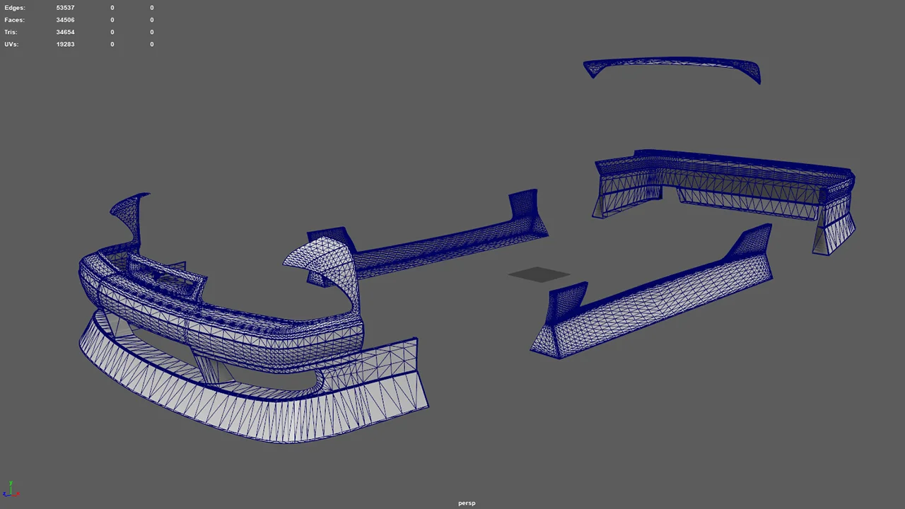 Mustang Foxbody Fatal-D V1 Bodykit screenshot 4