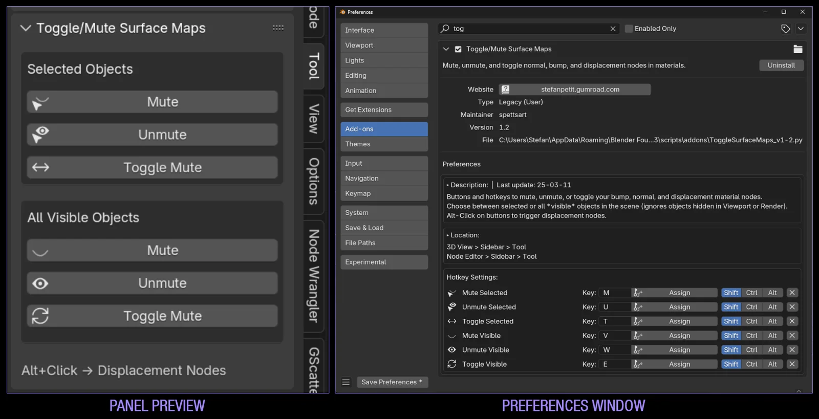 Mute Toggle Surface Maps screenshot 3