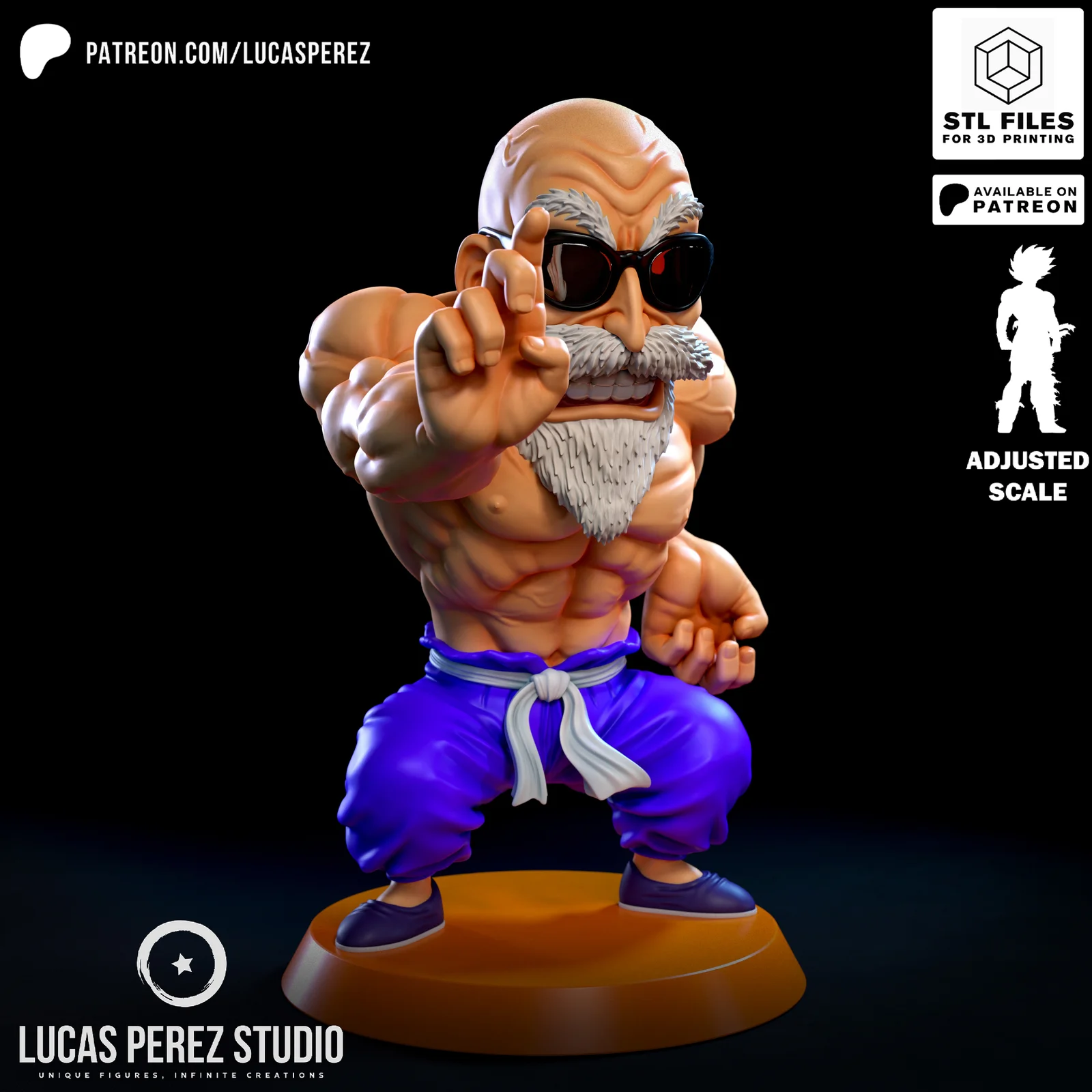 Muten Roshi Muscle Chibi screenshot 3